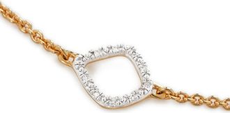 Monica Vinader Riva Mini Kite Diamond Bracelet in Gold at Nordstrom Rack