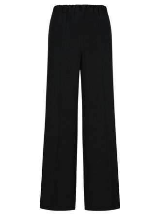 P.A.R.O.S.H. P. A.R. O.S. H. Soiree Black Silk Blend Trousers