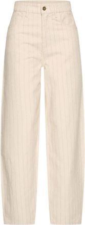 By-Bar Amsterdam Dames, Broeken, Beige, Maat: XL Katoen