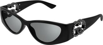 Gucci Sunglasses, unisex, Black, Size: 55 MM Gg1824S Sunglasses