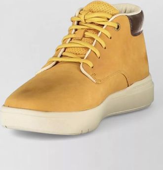 Timberland leather midtop sneakers