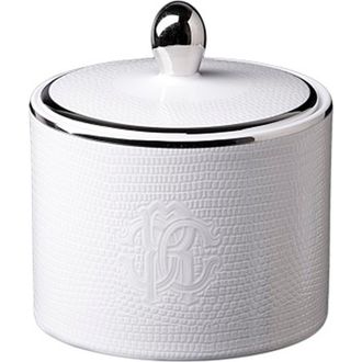 Roberto Cavalli Classic Sugar Pot in Lizard Platin at Nordstrom