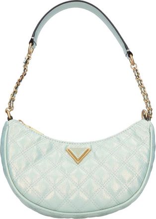 Guess Nep Lederen Tas - Dames - Schoudertassen - Groen - ONE Size - Leer - Tassen