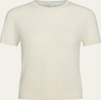 Vince Short-Sleeve Cashmere-Blend Tee