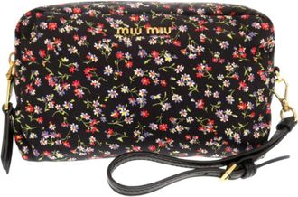 Miu Miu Black Nylon Pouch (Pre-Owned)