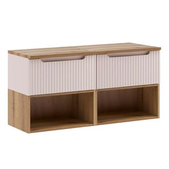 Petits Meubles Mueble bajo lavabo 120cm cashmere paneles laminados cachemira