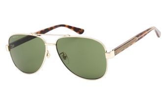 Gucci GG0528S009 Aviator Sunglasses - Gold