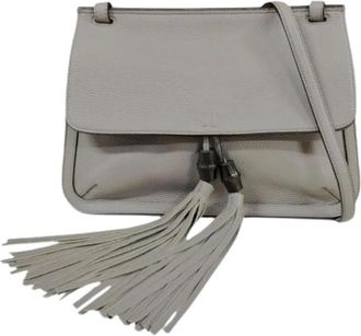 Gucci Pre-owned Cross Body Bags, female, Gray, Size: ONE SIZE Pre-owned Shoulder Bag