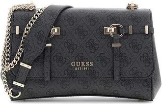 Guess Tassen, Dames, Zwart, ONE Size, Leona Logo Convrtbl Xbody Flap