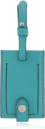 Tory Burch Bagage Label - Dames - Sleutelhangers & Tashangers - Blauw - ONE Size - Leer - Accessoires
