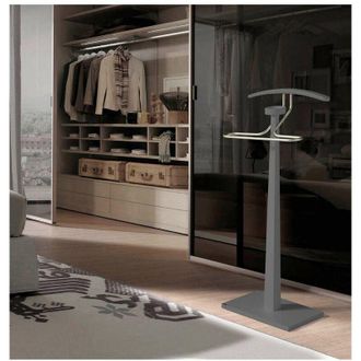 HERDASA Galan 368 Lacado En Gris Y Herraje Cromo. 112 Cm(alto), 46 Cm (ancho), 34 Cm(fondo). Color Gris