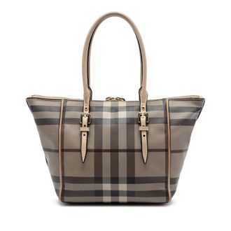 Burberry Pre-owned Burberry Small Smoke Check Coated Canvas Salisbury Tote Ladies CE49I14MCLUPS8Z6