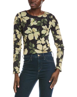 Z Supply Z Supply Taysha Ren Floral Mesh Top