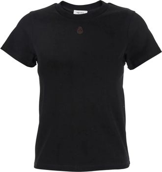Alexander McQueen Dames, Tops, Zwart, Maat: XS Katoen