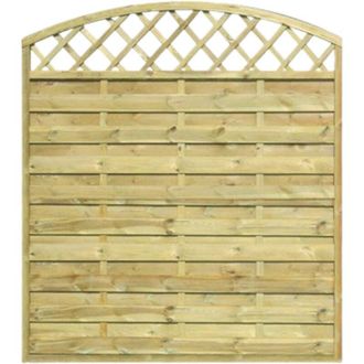 Lasa Home Fraschetti - Pannello grigliato Lasa Arco in legno di pino naturale con barriera per recinzioni giardino e terrazzo