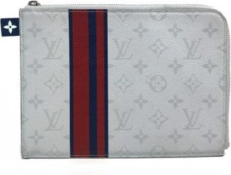 Louis Vuitton Tweedehands Canvas Louis Vuitton tassen - Heren - Vintage Accessoires - Blauw - ONE Size - Vintage