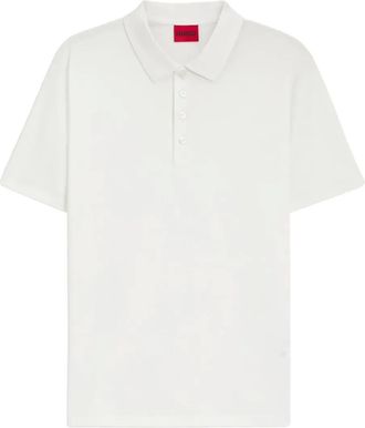 HUGO BOSS Polo in piqué - Bianco