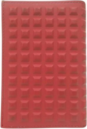 Balenciaga Pre-owned Vintage Portemonnee - Dames - Vintage Accessoires - Rood - ONE Size - Leer - Vintage