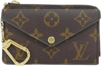 Louis Vuitton Pre-owned Wallets, female, Brown, Size: ONE SIZE Pre-owned Card Case