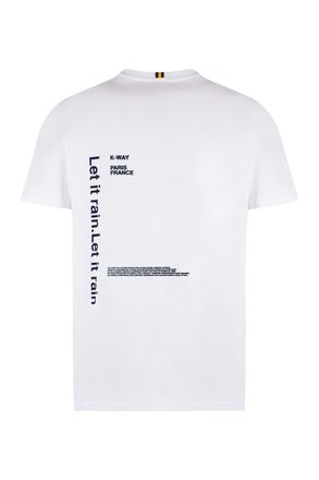 K-Way Cotton Crew-Neck T-Shirt - White