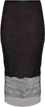 Sportmax Rhinestone Midi Skirt