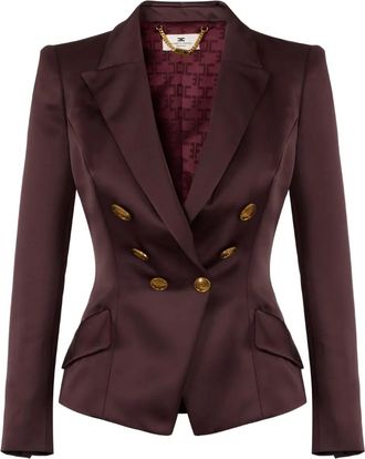 Elisabetta Franchi Blazer doppiopetto - Marrone