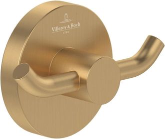 Villeroy & Boch Elements Tender - Gancho Doble, Oro Cepillado Tva15101200076