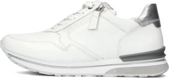 Gabor Witte 347 Sneakers - Dames - Sneakers - Wit - 40 EU - Leer - Schoenen