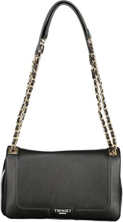 Twinset Borsa a Spalla in Pelle - - Bags - Donna - Nero - ONE SIZE
