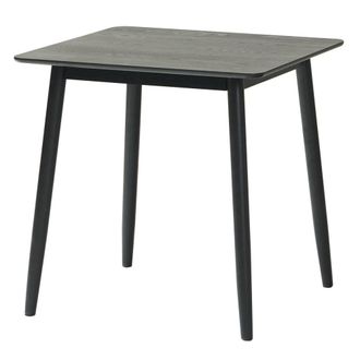 Nordlys Mesa de comedor en madera de pino negro l75