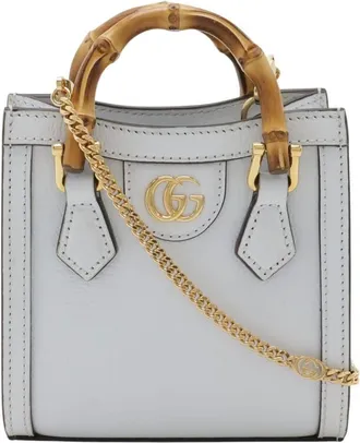 Gucci Pre-owned Gucci Super Mini Calfskin Bamboo Diana Satchel Ladies 4PFAH5L0ZB5ZQOTN