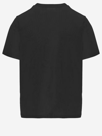 Homme Logo-Print Cotton T-Shirt - Black
