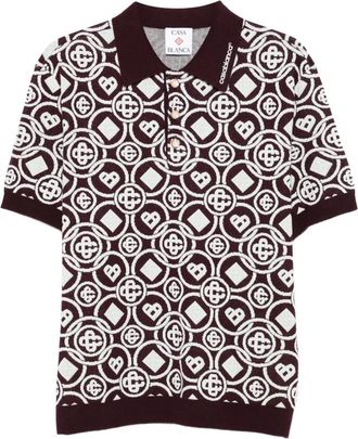 Casablanca Polo Con Monogramma-Uomo