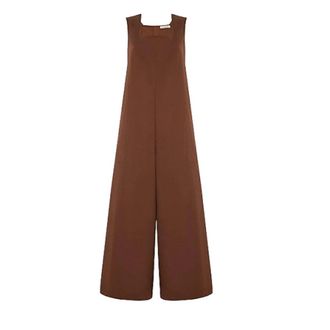 Manila Grace Jumpsuits, female, Brown, Size: L Jumpsuits