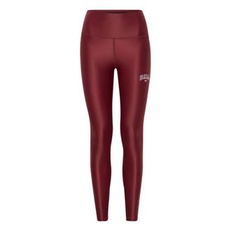 Ball Leggings, female, Red, XS, Sporty Bordeaux Style Soccer Shoes
