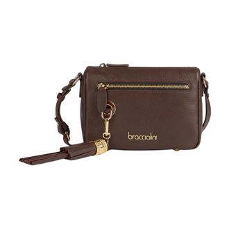 Braccialini Margot Crossbody Tas - Dames - Tassen - Bruin - Maat: ONE Size Leer
