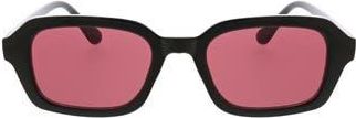BCBGeneration 50mm Square Sunglasses in Shiny Black at Nordstrom Rack