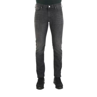 Emporio Armani Jeans, Heren, Grijs, W40, Katoen, J06 Slim-fit Jeans
