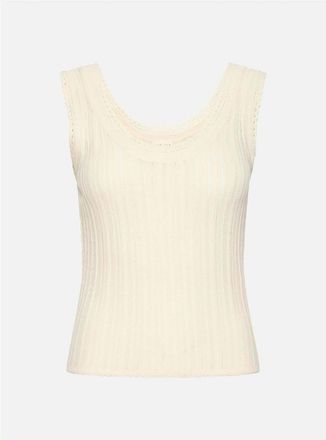 Atelier R&ecirc;ve Womens AFNTINE VEST - CREAM - Size: 12