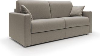 Divani.Store Chris Sof&aacute; Cama Convertible En Tejido Impermeable 166 Cm (mat. 120x197) Taupe