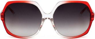 Linda Farrow MATTHEW WILLIAMSON MW76 C3 Womens Sunglasses Red Size 62