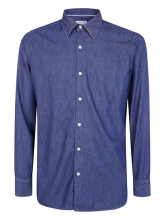 Tintoria Mattei button-up denim shirt - Blue