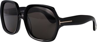 Tom Ford Womens Sunglasses Saffron 01a Black Acetate