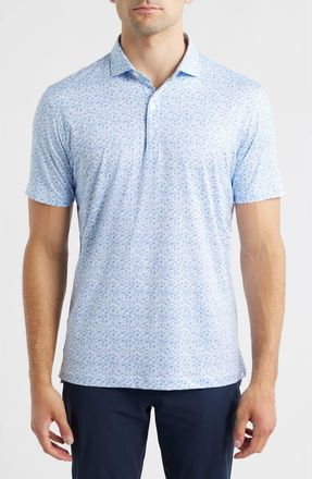 Johnnie-O Marietta Featherweight PREP-FORMANCE Jersey Polo in Sound Side at Nordstrom, Size Xx-Large