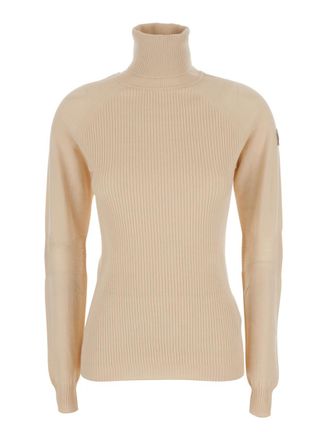 Moncler Beige Turtle Neck Sweater