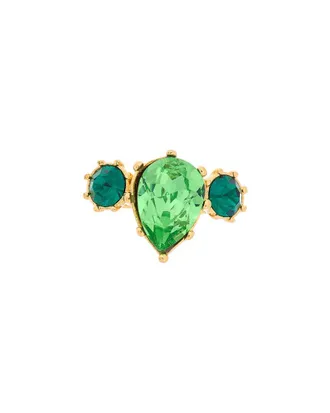 Oscar De La Renta Crystal Prong Ring