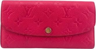 Louis Vuitton Pre-owned Wallets, female, Pink, Size: ONE SIZE Pre-owned Long Wallet (Tri-Fold)