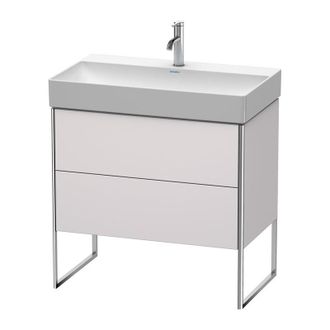 Duravit Duravit Xsquare Mueble De Pie 78,4 X 46,0 Cm, 2 Cajones, Para Lavabo Durasquare 235380, Color (frente/cuerpo): Blanco Lila Seda Laca Mate - Xs44430878