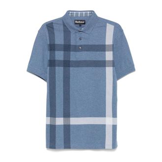 Barbour Tops, Heren, Blauw, M, Katoen, Blaine Poloshirt