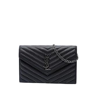 Saint Laurent Pre-owned Vintage Crossbody Bag - Dames - Pre-owned - Zwart - Maat: ONE Size Zijde